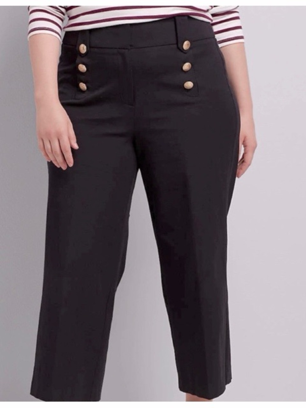 Lane Bryant High‎ Rise Sailor Ankle Pants